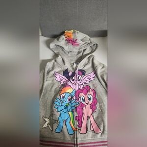 Kids Gray Hoodie With Hood. My Little Pony